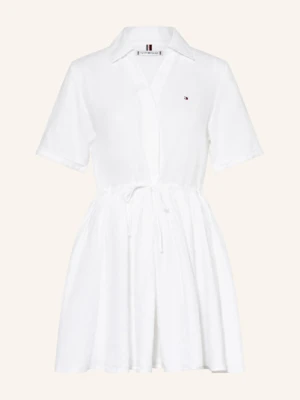 Tommy Hilfiger Sukienka Z Lnu weiss