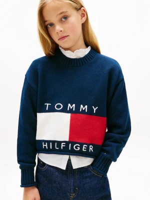 Tommy Hilfiger sweter bawełniany dziecięcy