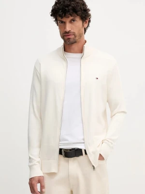 Tommy Hilfiger sweter bawełniany kolor beżowy MW0MW36517