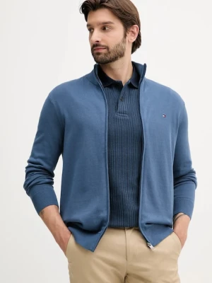 Tommy Hilfiger sweter bawełniany kolor niebieski MW0MW36517