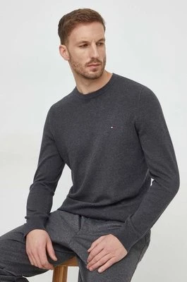 Tommy Hilfiger sweter bawełniany kolor szary lekki MW0MW32026