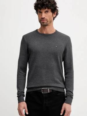 Tommy Hilfiger sweter bawełniany kolor szary lekki MW0MW39999