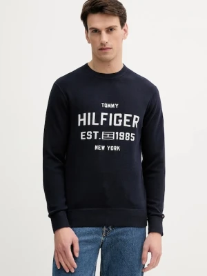 Tommy Hilfiger sweter bawełniany męski kolor granatowy MW0MW39533
