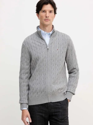 Tommy Hilfiger sweter bawełniany męski kolor szary MW0MW40440