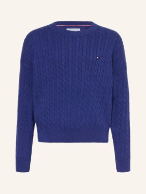Tommy Hilfiger Sweter blau NIEBIESKI