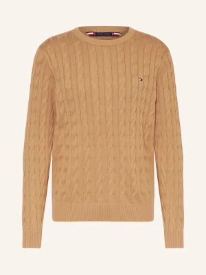 Tommy Hilfiger Sweter braun JASNOBRĄZOWY