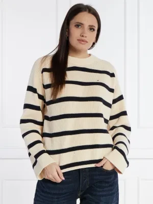 Tommy Hilfiger Sweter CARDI STITCH | Loose fit