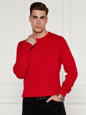 Tommy Hilfiger Sweter CLASSIC CABLE TH x F.C. Liverpool | Regular Fit