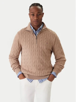 Tommy Hilfiger Sweter Classic MW0MW36532 Beżowy Regular Fit