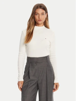 Tommy Hilfiger Sweter Cody WW0WW47307 Écru Slim Fit