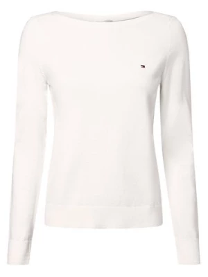 Zdjęcie produktu Tommy Hilfiger Sweter damski Kobiety biały jednolity,