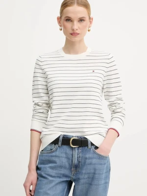 Tommy Hilfiger sweter damski kolor beżowy lekki WW0WW44984