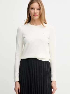 Tommy Hilfiger sweter damski kolor beżowy lekki WW0WW44984
