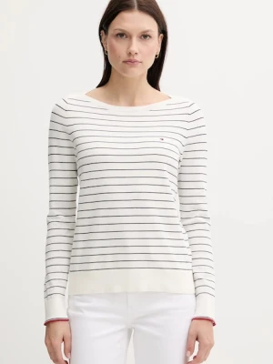 Tommy Hilfiger sweter damski kolor biały lekki WW0WW40099