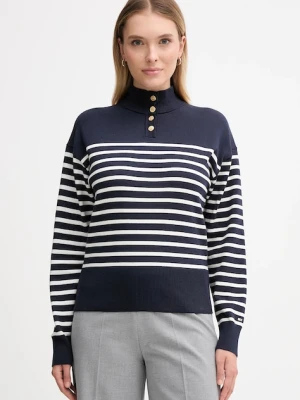 Tommy Hilfiger sweter damski kolor granatowy lekki WW0WW47467