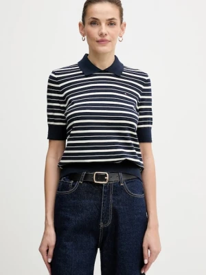 Tommy Hilfiger sweter damski kolor granatowy WW0WW47622