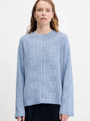 Tommy Hilfiger sweter damski kolor niebieski lekki WW0WW45910