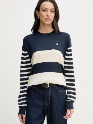 Tommy Hilfiger sweter damski z dodatkiem jedwabiu