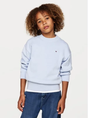 Tommy Hilfiger Sweter Essential KB0KB09466 Błękitny Regular Fit