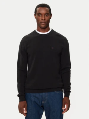 Tommy Hilfiger Sweter Essential MW0MW36347 Czarny Regular Fit