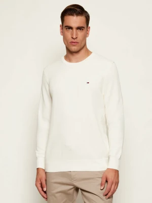 Tommy Hilfiger Sweter Essential | Regular Fit kremowy