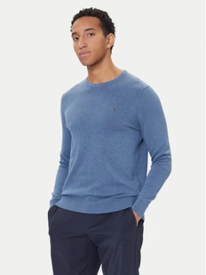 Tommy Hilfiger Sweter Essential Ssnl MW0MW39999 Niebieski Regular Fit