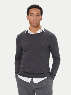 Tommy Hilfiger Sweter Essential Ssnl MW0MW39999 Szary Regular Fit