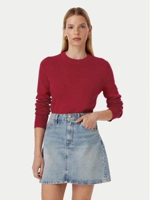 Tommy Hilfiger Sweter Full WW0WW52298 Czerwony Regular Fit
