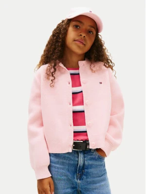 Tommy Hilfiger Sweter Graphic KB0KB10347 D Różowy Regular Fit