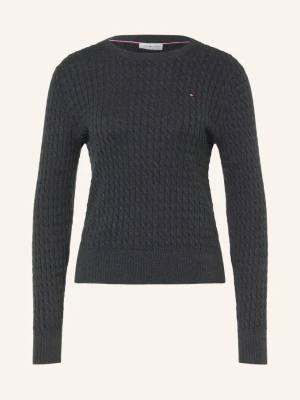 Tommy Hilfiger Sweter grau CZIEMNOSZARY