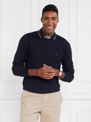 Tommy Hilfiger Sweter INTERLACED STRUCTURE | Slim Fit