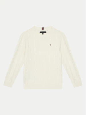 Tommy Hilfiger Sweter KB0KB09348 Écru Regular Fit