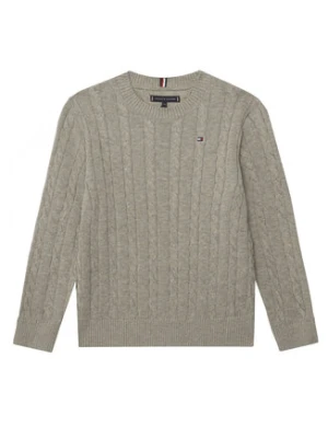 Tommy Hilfiger Sweter KB0KB09753 Szary Regular Fit