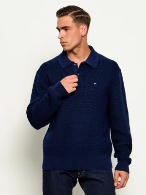 Tommy Hilfiger Sweter | Loose fit granatowy