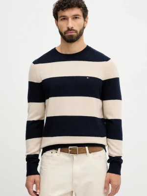 Tommy Hilfiger sweter męski kolor granatowy lekki MW0MW36535