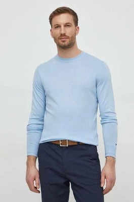 Tommy Hilfiger sweter męski kolor niebieski lekki MW0MW33524
