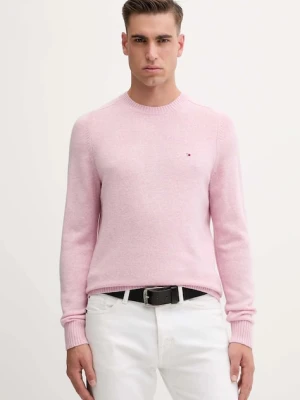 Tommy Hilfiger sweter męski kolor różowy lekki MW0MW36535