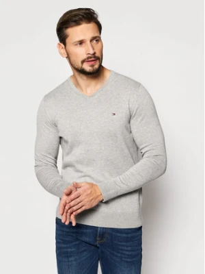 Tommy Hilfiger Sweter MW0MW04979 Szary Regular Fit