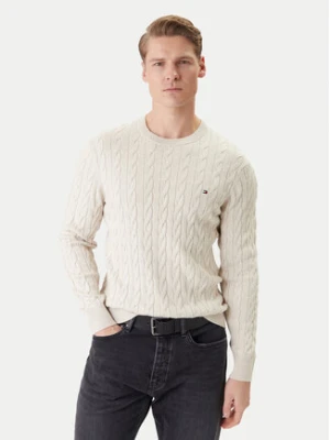 Tommy Hilfiger Sweter MW0MW33132 Beżowy Regular Fit