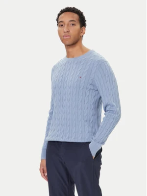 Tommy Hilfiger Sweter MW0MW33132 Błękitny Regular Fit