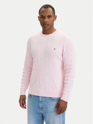 Tommy Hilfiger Sweter MW0MW33132 Różowy Regular Fit