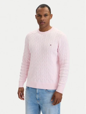 Tommy Hilfiger Sweter MW0MW33132 Różowy Regular Fit