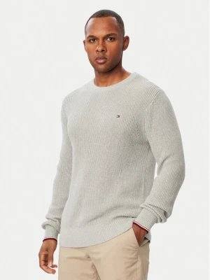 Tommy Hilfiger Sweter MW0MW41516 Szary jasny Regular Fit