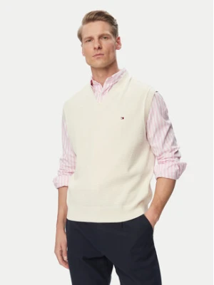 Tommy Hilfiger Sweter MW0MW43244 Kremowy Regular Fit