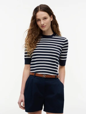 Tommy Hilfiger Sweter | Regular Fit granatowy