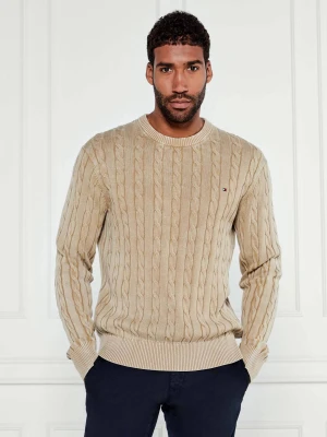 Tommy Hilfiger Sweter | Regular Fit piaskowy