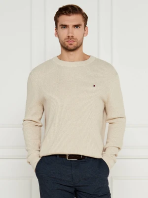 Tommy Hilfiger Sweter | Regular Fit beżowy