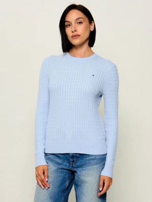 Tommy Hilfiger Sweter | Regular Fit błękitny
