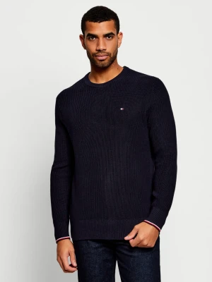 Tommy Hilfiger Sweter | Regular Fit granatowy