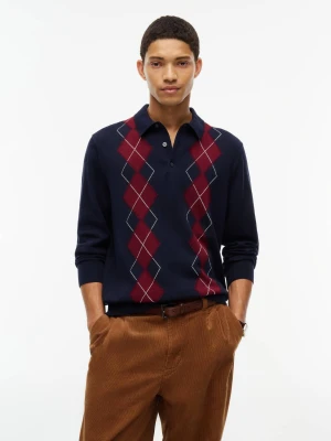Tommy Hilfiger Sweter | Regular Fit granatowy